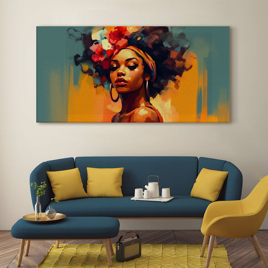 Modern Art Large Canvas Paintings. Framed Digital Reprints of Famous and Vibrant Artwork (MAWA01)
