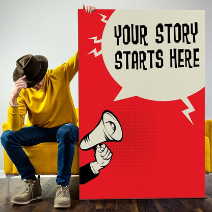 Motivational Canvas Wall art Painting.