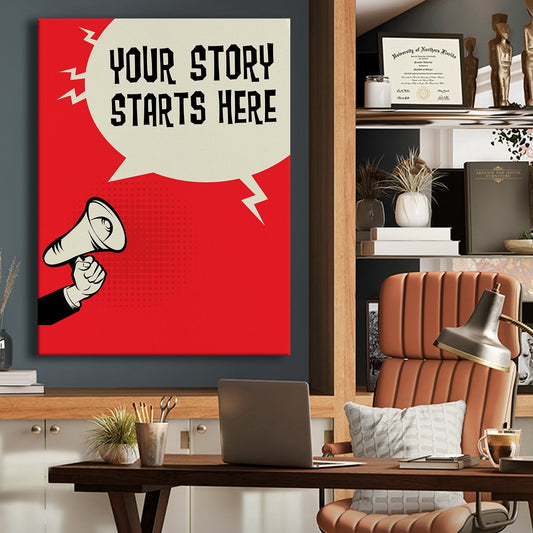 Motivational Canvas Wall art Painting.