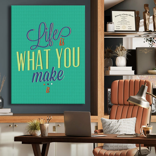 Motivational Canvas Wall Art Painting