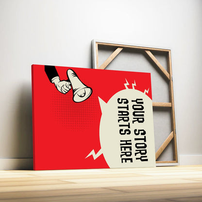 Motivational Canvas Wall art Painting.