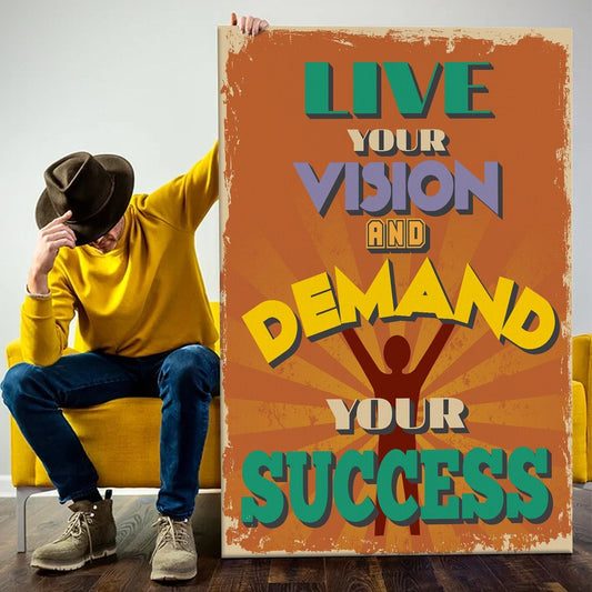 Motivational Canvas Wall Art Painting