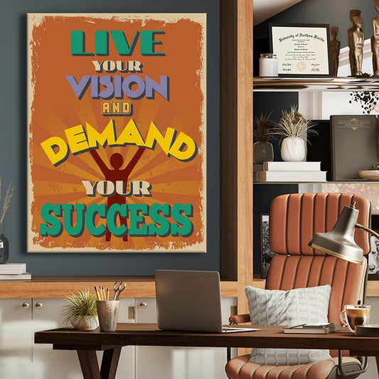 Motivational Canvas Wall Art Painting