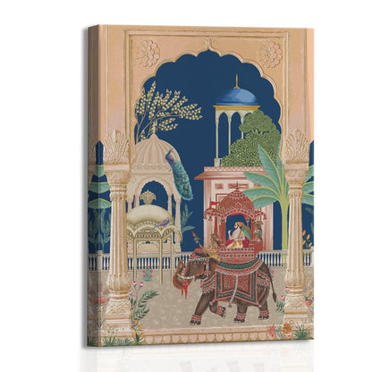 Mughal Canvas Wall Art  Painting 