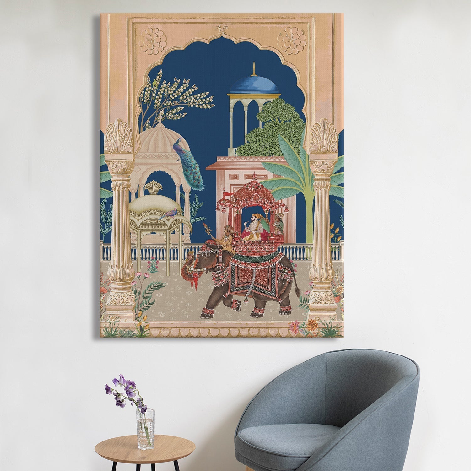 Mughal Canvas Wall Art  Painting 