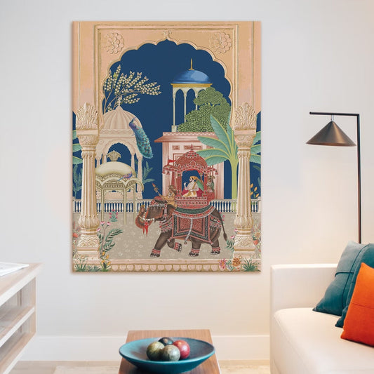 Mughal Canvas Wall Art  Painting 