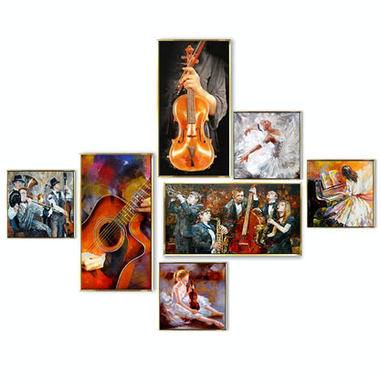 Music Canvas Wall Art Painting