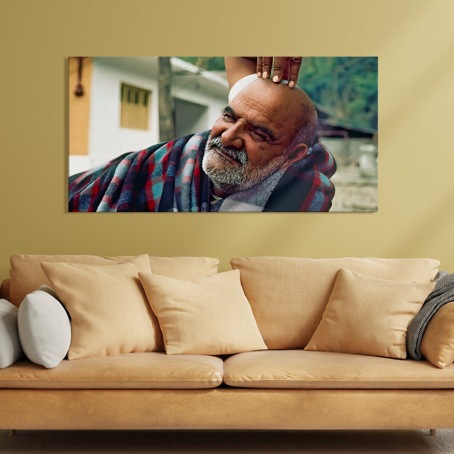 Neem Karoli Baba Canvas Wall Art painting