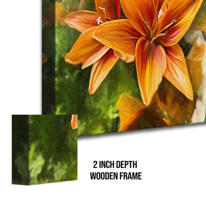 Tiger Lily canvas wall art painting