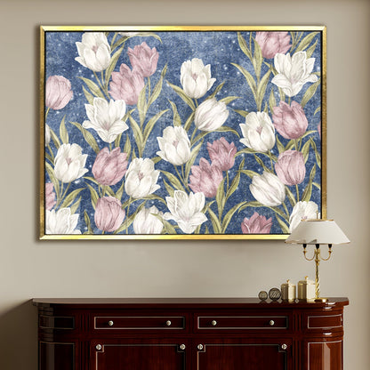 PAPER PLANE DESIGN Canvas Floral Wall Art: A Symphony of Nature's Elegance Large Size Canvas Framed Paintings For Living Room, Office, Home Decor. (FLWA11)