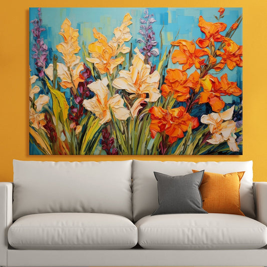 Gladiolus II Canvas  Wall Art Painting