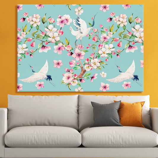 Japanese-inspired Canvas Wall Art Painting