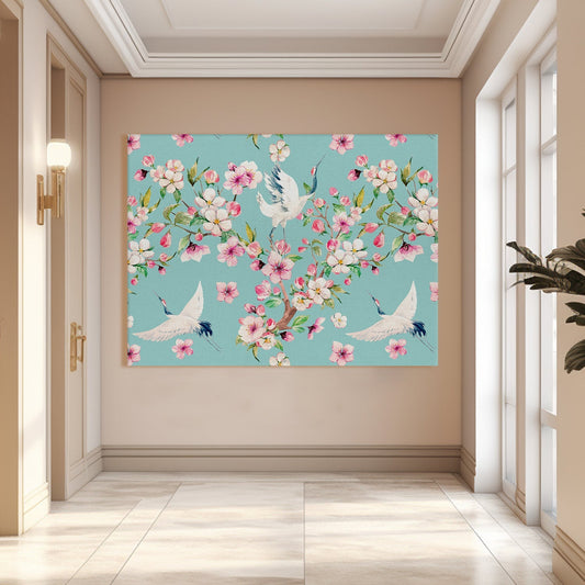Japanese-inspired Canvas Wall Art Painting