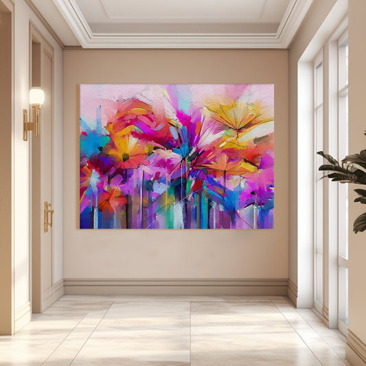 Colorful Paper design Canvas Wall Art painting