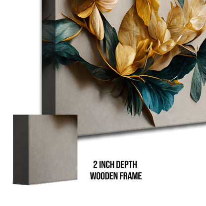 Croton plant Canvas Wall Art Painting