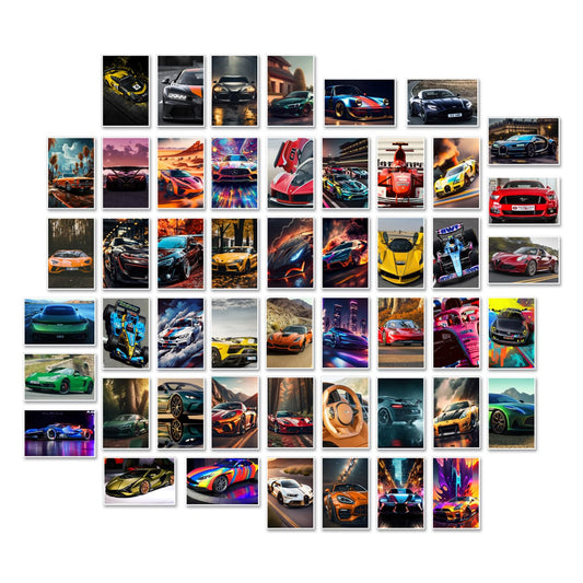 Cars Vintage Canvas Wall Art Painting