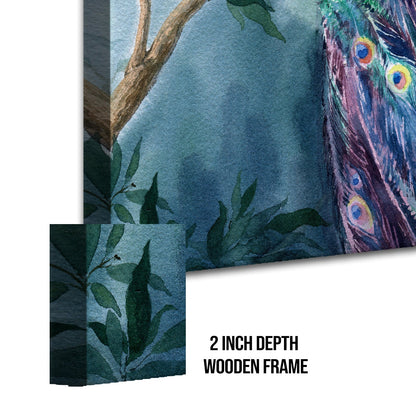 Peacock Vastu Canvas Wall Art Painting 