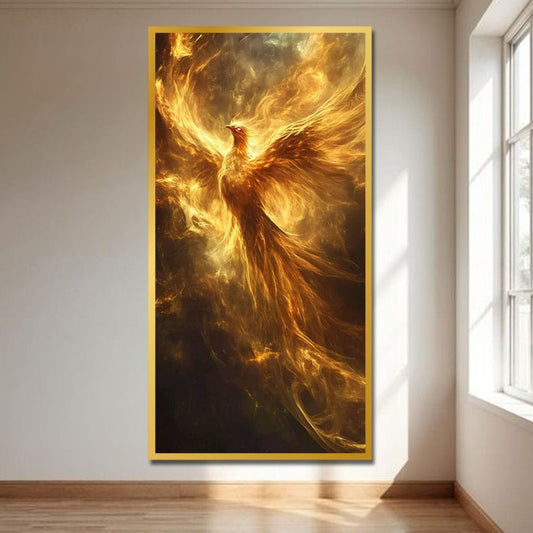 Phoenix Canvas Wall Painting For Bedroom And Living Room Decor