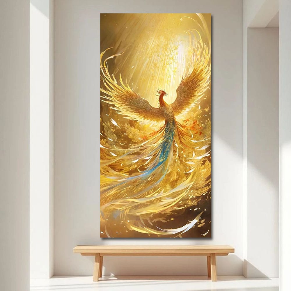 Phoenix Canvas Wall Painting For Bedroom And Living Room Decoration