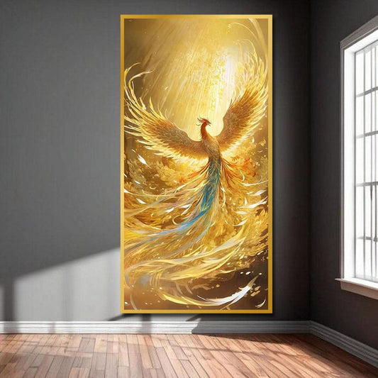 Phoenix Canvas Wall Painting For Bedroom And Living Room Decoration