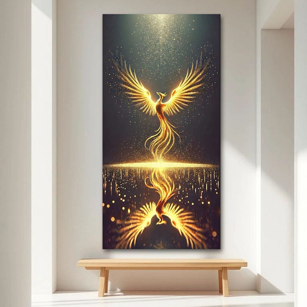 Phoenix Canvas Wall Painting For Bedroom And Kid's Room Decor 