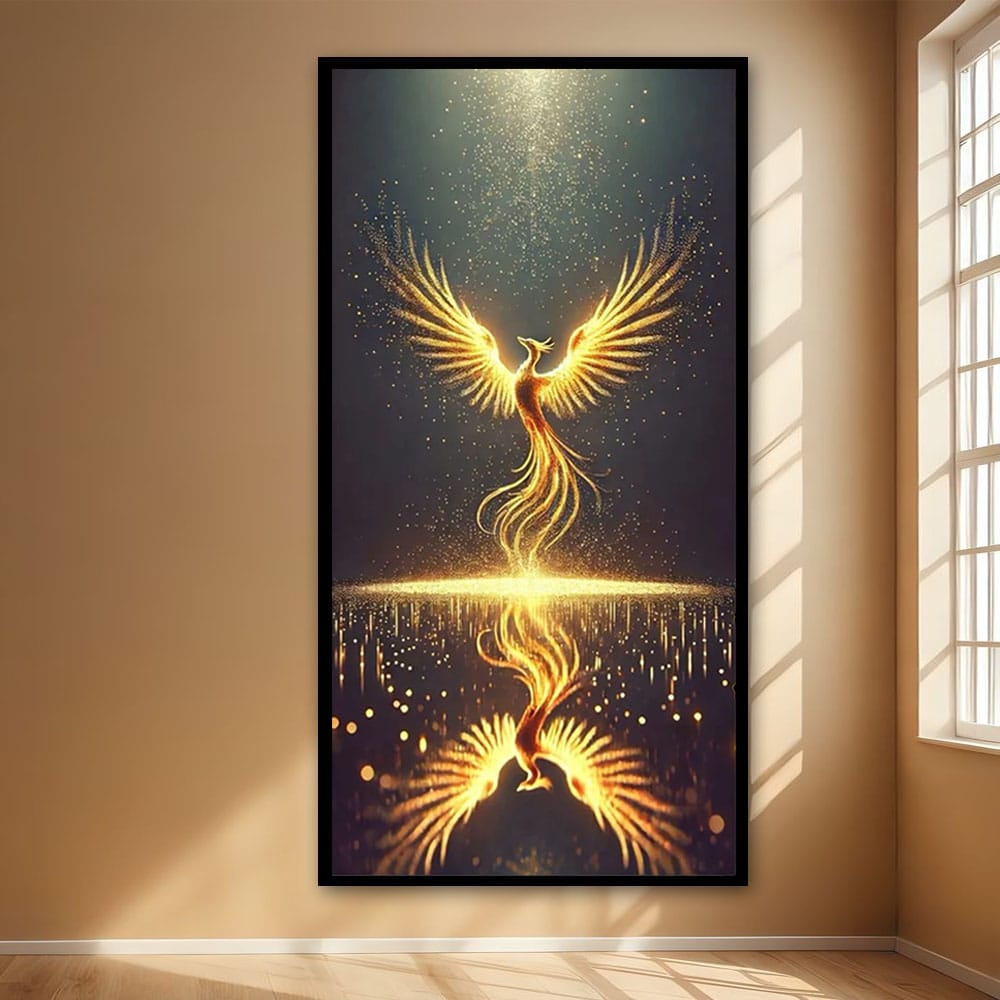Phoenix Canvas Wall Painting For Bedroom And Kid's Room Decor 