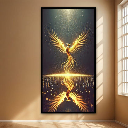 Phoenix Canvas Wall Painting For Bedroom And Kid's Room Decor 