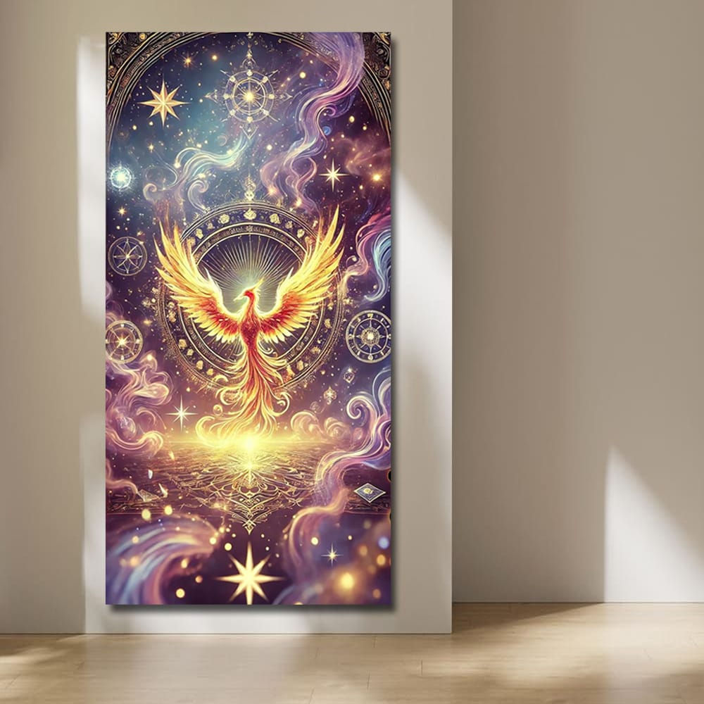 Fiery Phoenix Canvas Wall Painting For Bedroom And Kid's Room 