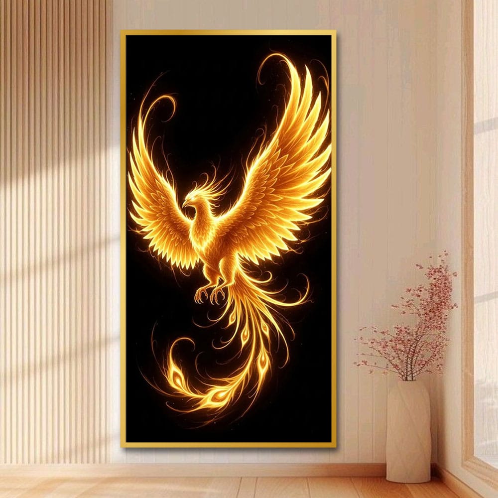 Phoenix Canvas Wall Painting For Bedroom And Kid's Room Decoration