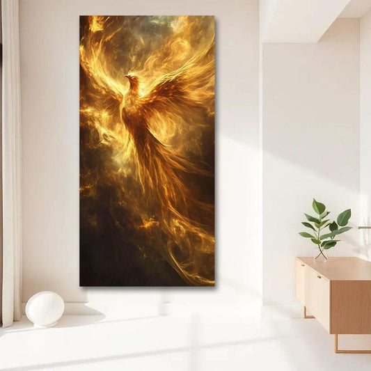 Phoenix Canvas Wall Painting For Bedroom And Living Room Decor