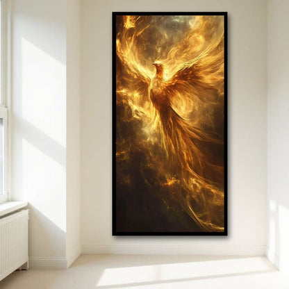 Phoenix Canvas Wall Painting For Bedroom And Living Room Decor