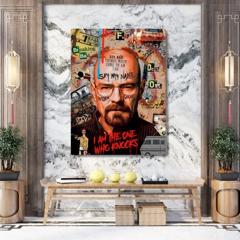 Breaking Bad Bold Pop Art Canvas Wall Painting for Modern Home and Office Decor