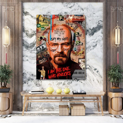 Breaking Bad Bold Pop Art Canvas Wall Painting for Modern Home and Office Decor