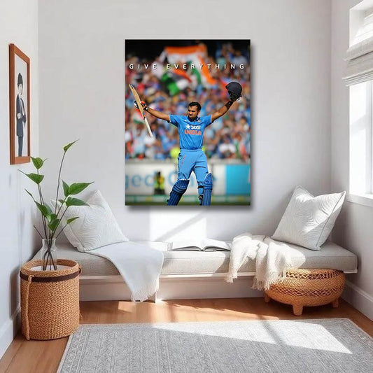 Rohit Sharma Wall Canvas Painting For Bedroom