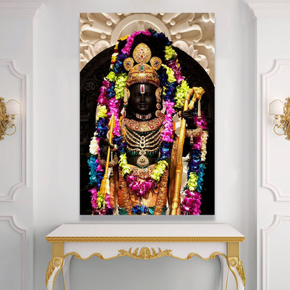  Ayodhya Ram Lalla Canvas Wall Art Painting 