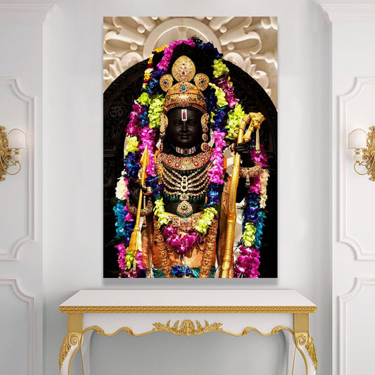  Ayodhya Ram Lalla Canvas Wall Art Painting 