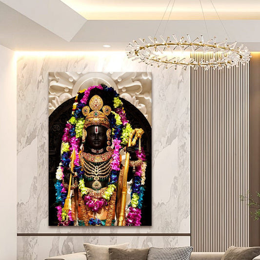  Ayodhya Ram Lalla Canvas Wall Art Painting 
