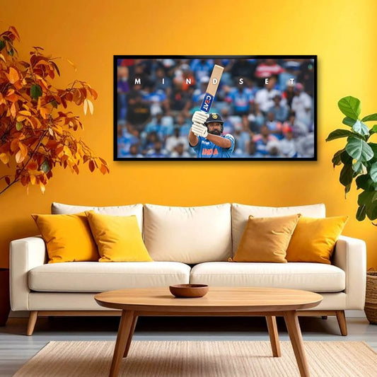 Rohit Sharma Canvas Sports Wall Art 