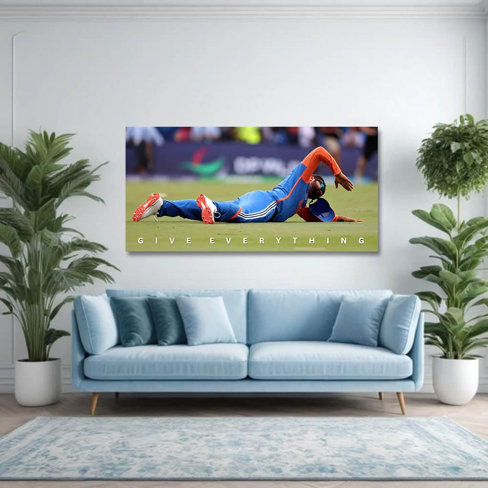 Rohit Sharma Canvas Wall Art For Living Room