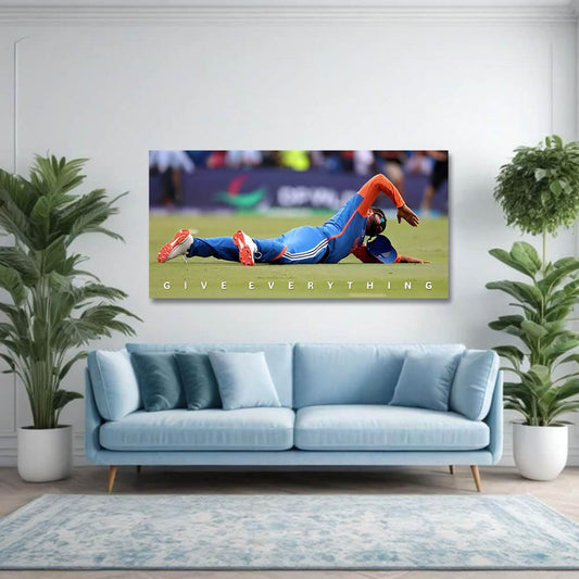 Rohit Sharma Canvas Wall Art For Living Room