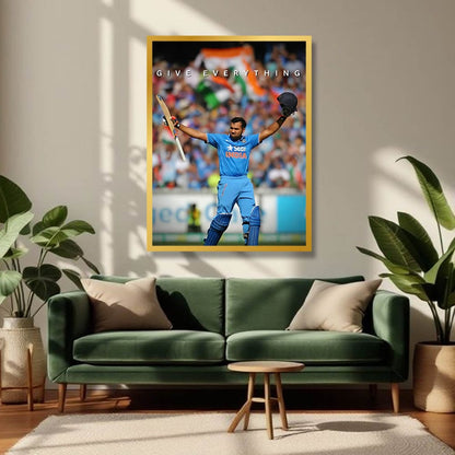 Rohit Sharma Wall Canvas Painting For Bedroom