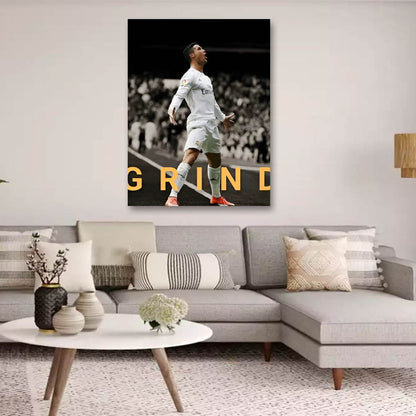 Ronaldo Canvas Wall Painting For Sports Room