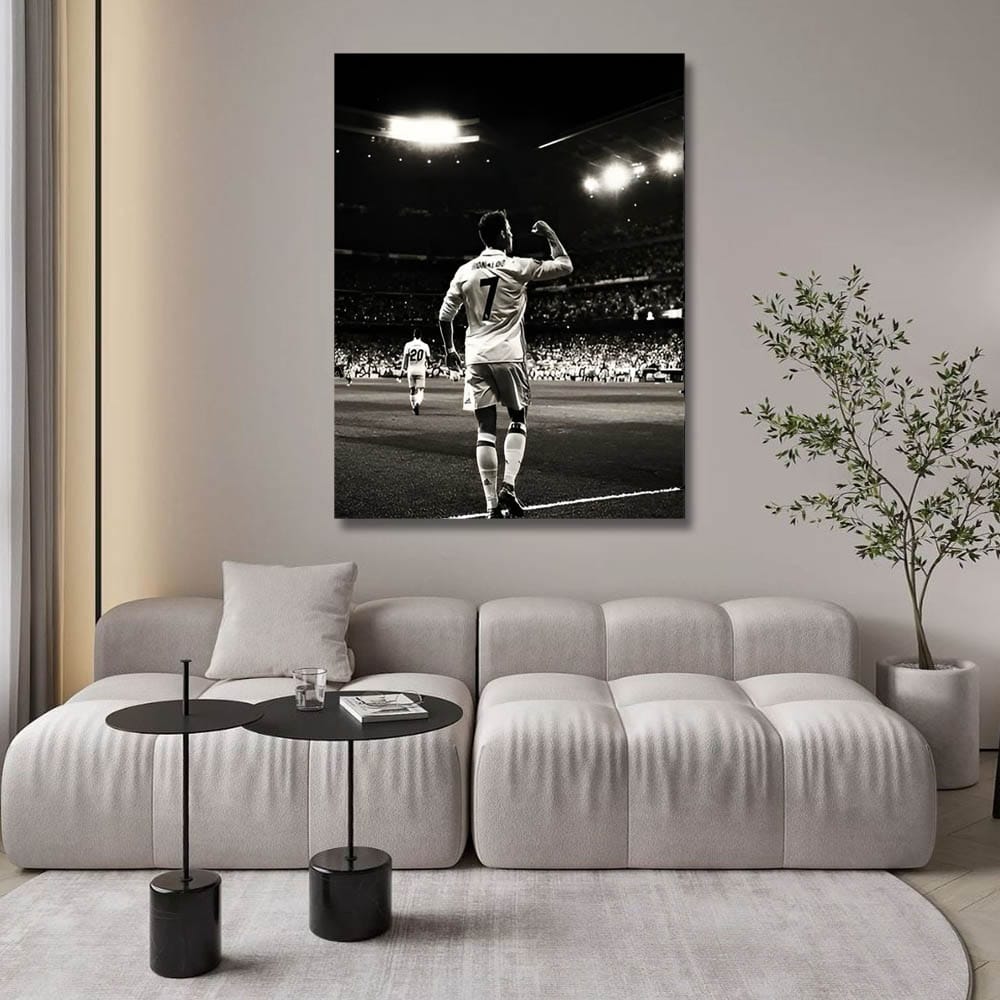 Ronaldo Canvas Wall Art for Bedroom Decor