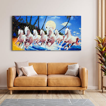 Running Horses Canvas Wall Art Paintings 