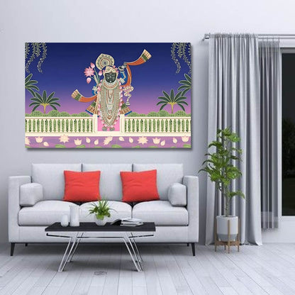 Shrinathji Pichwai Canvas Wall Painting For Living Room