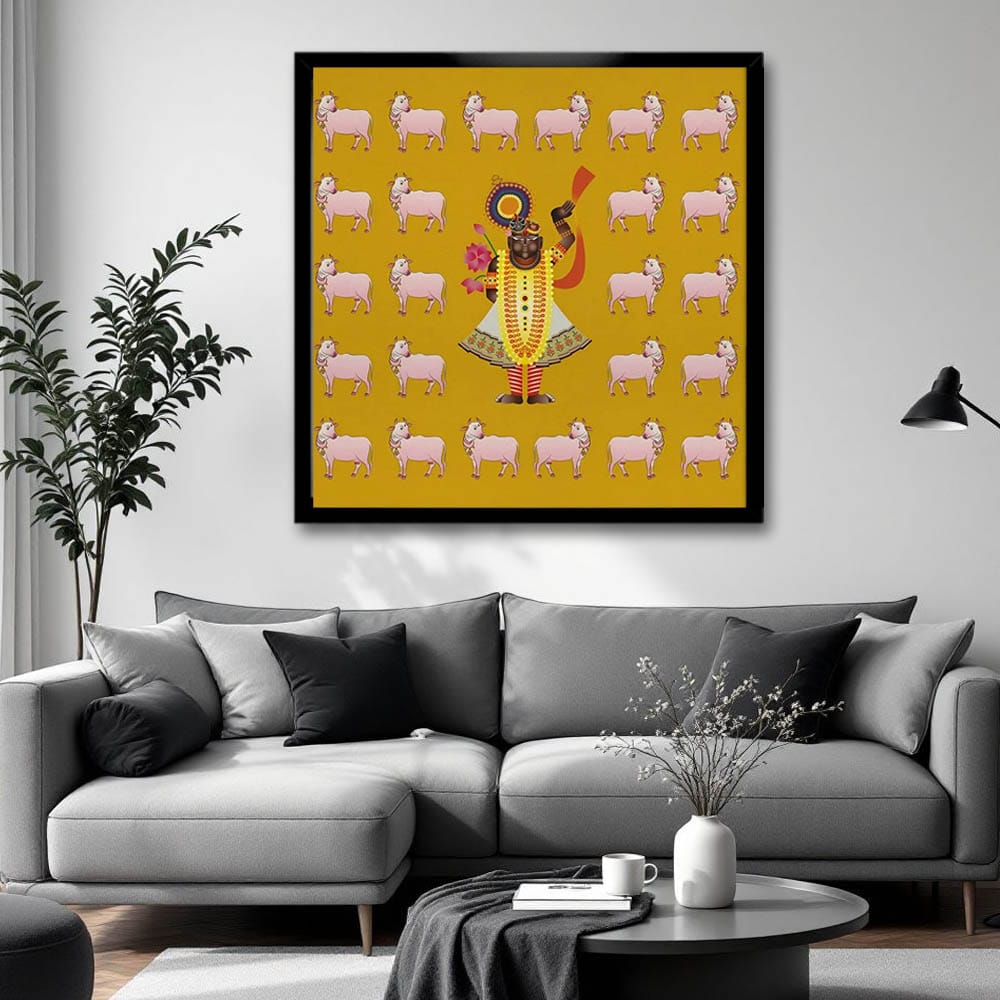 Shrinathji Pichwai Canvas Wall Painting