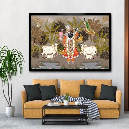 Shrinathji Pichwai Canvas Wall Art 