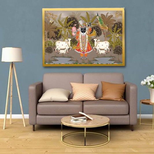 Shrinathji Pichwai Canvas Wall Art 