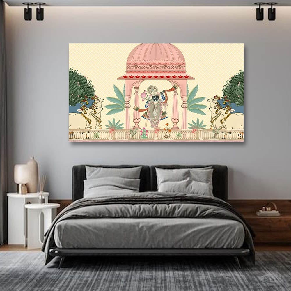 Shrinathji Pichwai Canvas Wall Painting