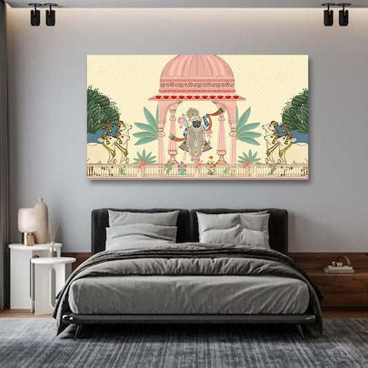 Shrinathji Pichwai Canvas Wall Painting